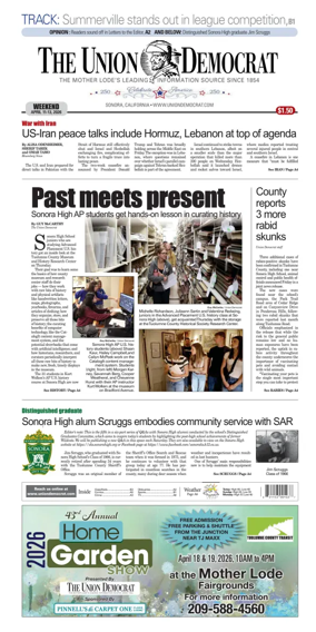 Cover of The Union Democrat