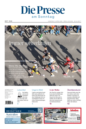 Cover of Die Presse am Sonntag
