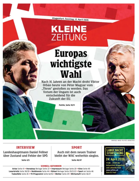 Cover of Kleine Zeitung Kaernten