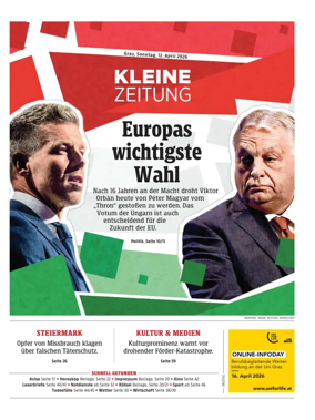 Cover of Kleine Zeitung Steiermark