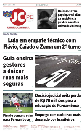 Cover of Jornal do Commercio