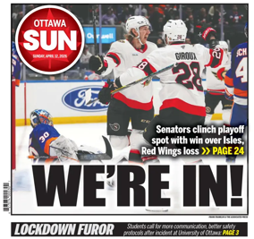Cover of Ottawa Sun
