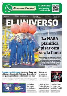 Cover of El Universo