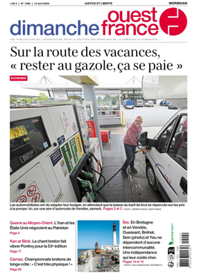 Cover of Dimanche Ouest France (Morbihan)