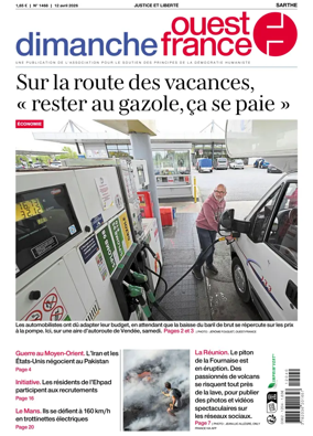 Cover of Dimanche Ouest France (Sarthe)