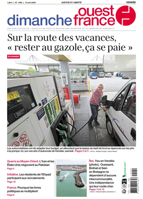 Cover of Dimanche Ouest France (Vendee)