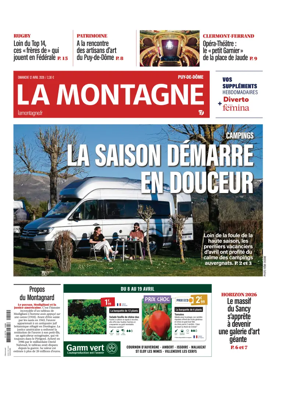Cover of La Montagne (Clermont-Metropole)