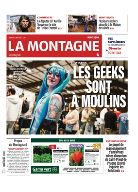 Cover of La Montagne (Montlucon)