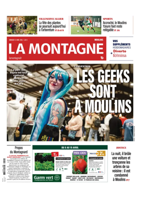 Cover of La Montagne (Moulins)