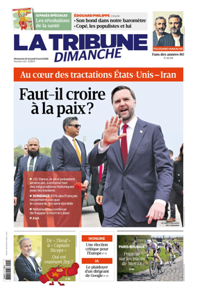 Cover of La Tribune Dimanche (France)