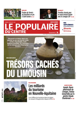 Cover of Le Populaire du Centre (Haute-Vienne)