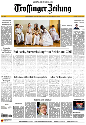 Cover of Trossinger Zeitung