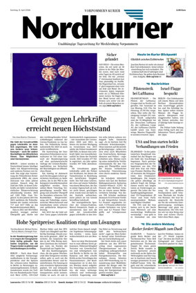 Cover of Vorpommern Kurier (Anklam)