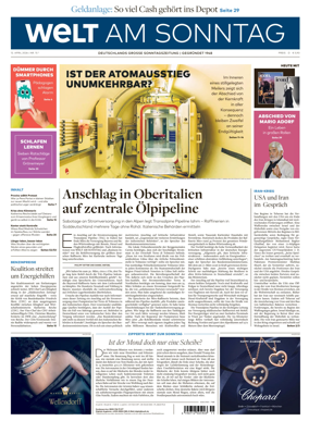 Cover of Welt am Sonntag