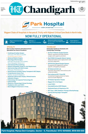 Cover of Hindustan Times (Chandigarh) - Live