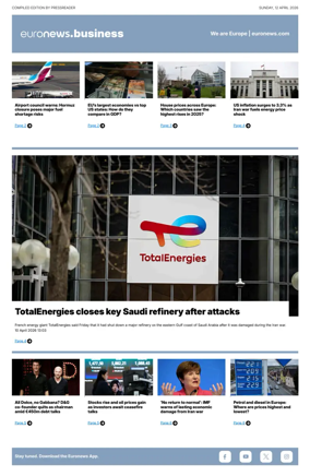 Cover of Euronews Business