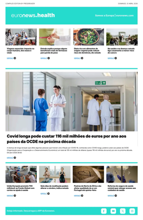 Cover of Euronews Health (Portuguese)