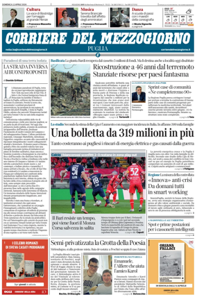 Cover of Corriere del Mezzogiorno (Puglia)