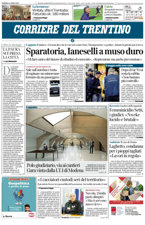 Cover of Corriere del Trentino