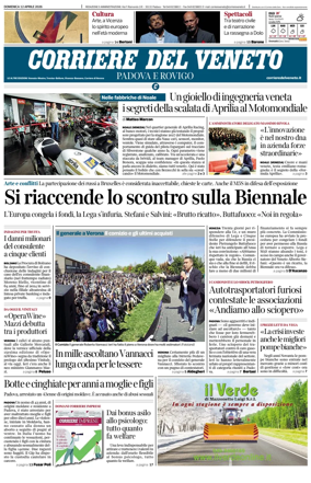 Cover of Corriere del Veneto (Padova e Rovigo)