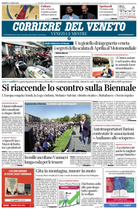 Cover of Corriere del Veneto (Venezia e Mestre)