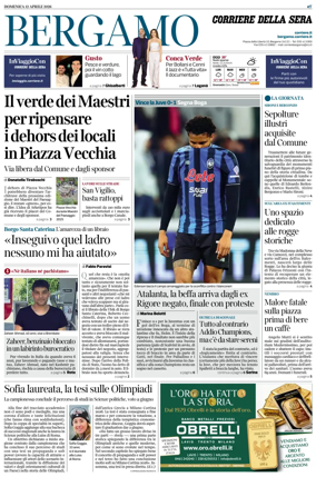 Cover of Corriere della Sera (Bergamo)