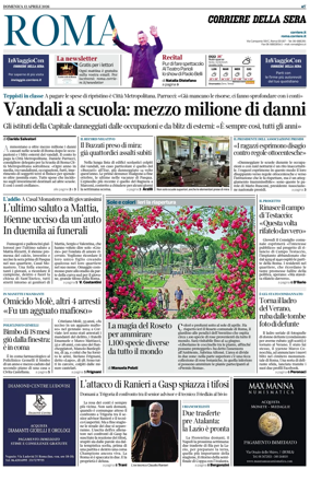 Cover of Corriere della Sera (Roma)