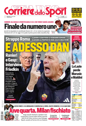 Cover of Corriere dello Sport (Lazio)