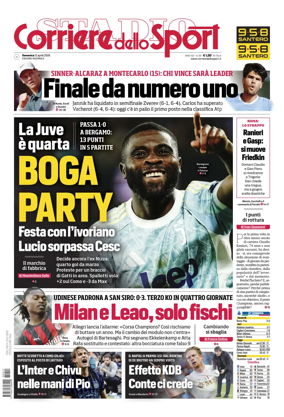 Cover of Corriere dello Sport