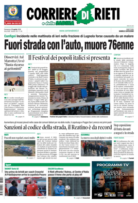 Cover of Corriere di Rieti