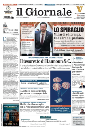 Cover of Il Giornale (Italy)
