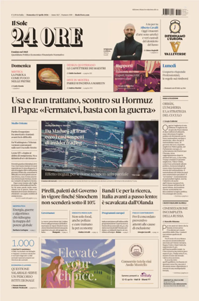 Cover of Il Sole 24 Ore