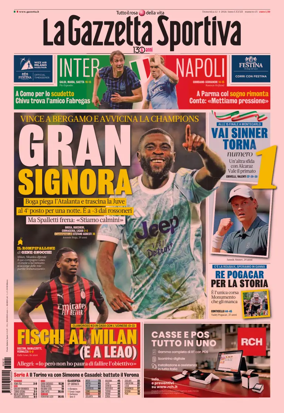 Cover of La Gazzetta dello Sport - Napoli