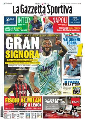 Cover of La Gazzetta dello Sport - Roma
