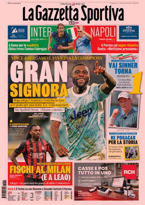 Cover of La Gazzetta dello Sport