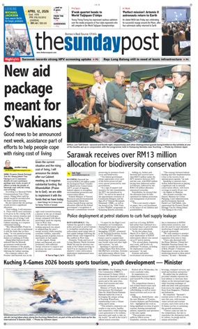 Cover of The Borneo Post (Sarawak)