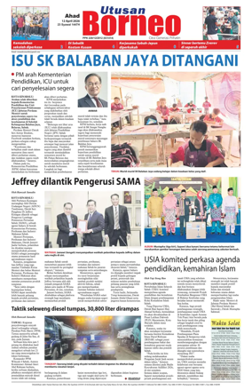 Cover of Utusan Borneo (Sabah)