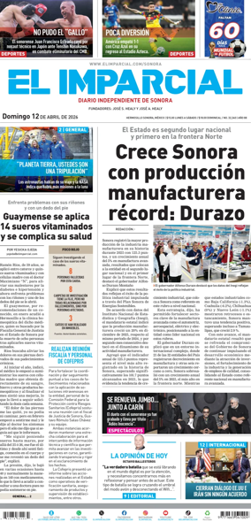 Cover of El Imparcial