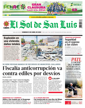 Cover of El Sol de San Luis Potosi