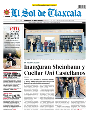 Cover of El Sol de Tlaxcala