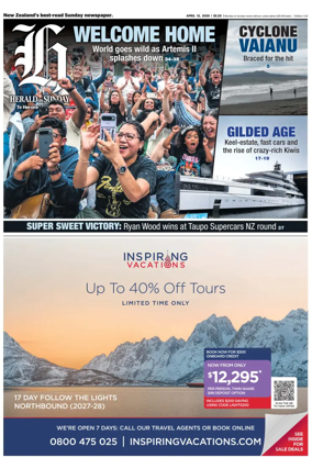 Cover of Herald on Sunday