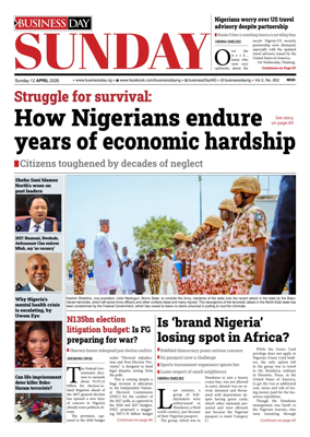 Cover of Business Day (Nigeria)
