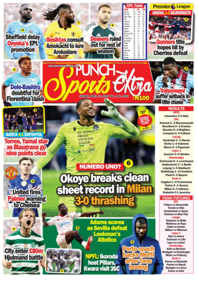 Cover of Punch Sports Extra