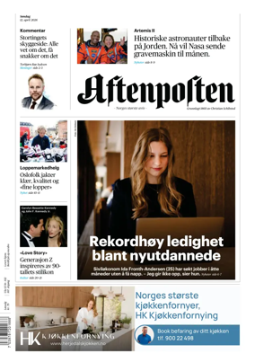 Cover of Aftenposten