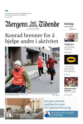 Cover of Bergens Tidende