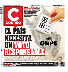 Cover of Diario Correo