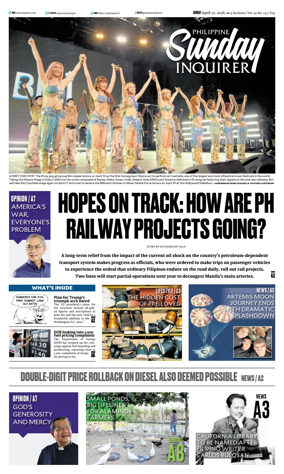 Cover of Philippine Daily Inquirer