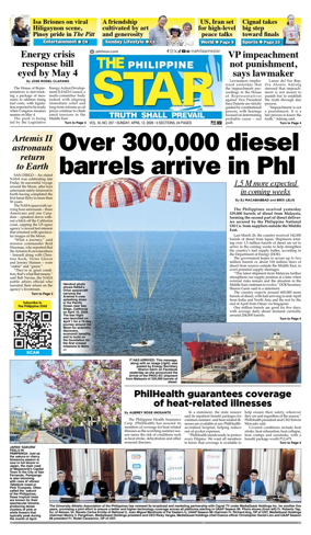 Cover of The Philippine Star