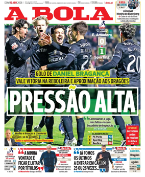 Cover of A BOLA (Portuguese)
