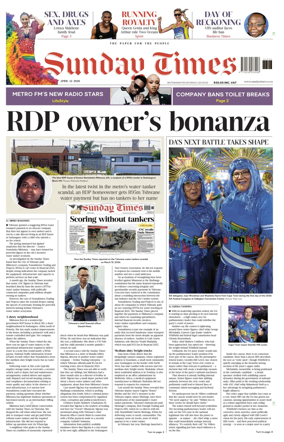 Cover of Sunday Times